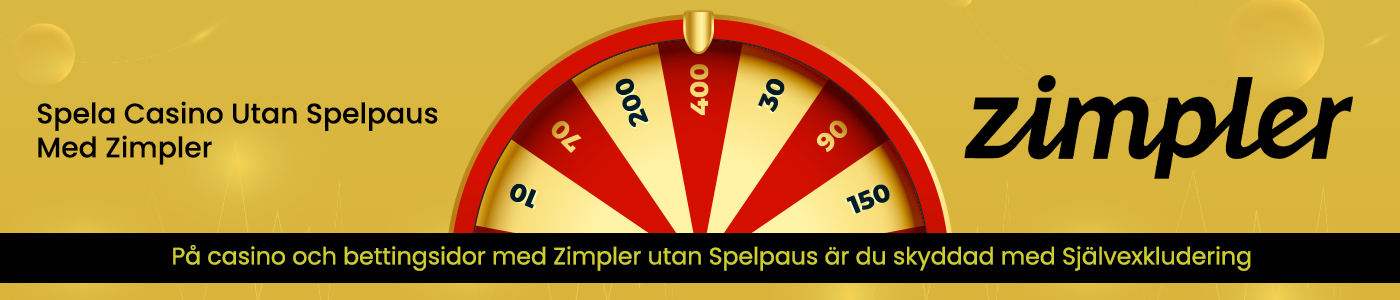 Spela casino utan Spelpaus med Zimpler och bättre bonusar